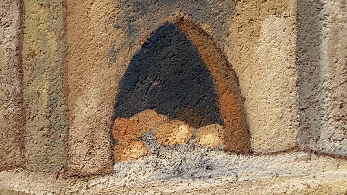 Dettaglio di uno dei murales di Sant'Anna | Archivio APAM, A. Rivelli